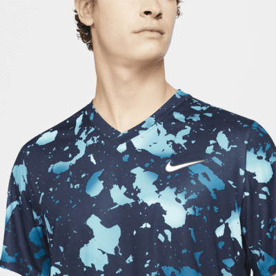 NikeCourt Dri-FIT Victory Men's Printed Tennis Top