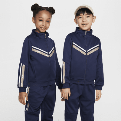 Conjunto de dos piezas Poly Propus para niños talla pequeña Nike Dri-FIT Sportswear Club