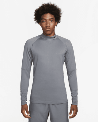 Мужские  Nike Pro Dri-FIT Warm Long-Sleeve Fitness Mock для тренировок