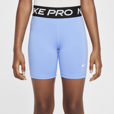 Nike Pro Dri-FIT Shorts (ca. 12,5 cm) für ältere Kinder (Mädchen)