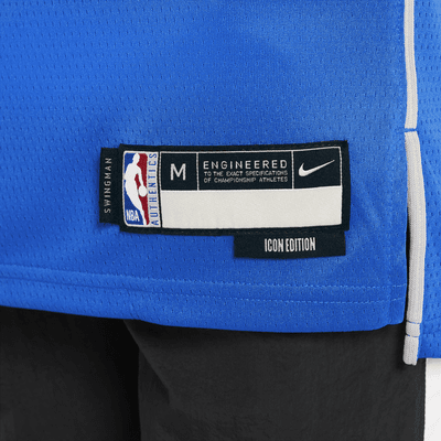 Koszulka dla dużych dzieci Nike NBA Swingman Dallas Mavericks 2023/24 Icon Edition