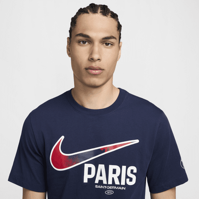 Playera de fútbol Nike para hombre Paris Saint-Germain Swoosh