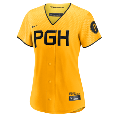 MLB Pittsburgh Pirates City Connect Men's Replica Baseball Jersey.