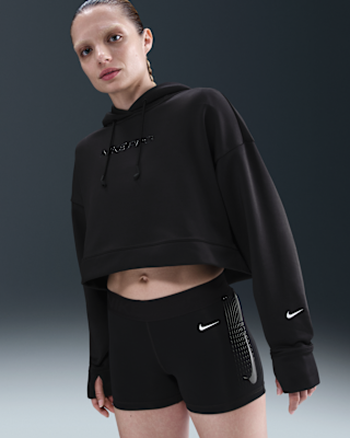 Женское худи Nike Pro Therma-FIT Fleece Hoodie