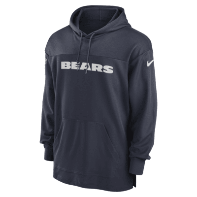 Chicago Bears Sideline Men's Nike Dri-FIT NFL Long-Sleeve Hooded Top.
