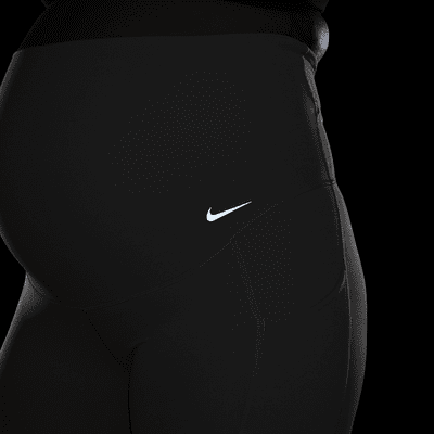 Leggings de maternidad de tiro alto de 7/8 de baja sujeción con bolsillos para mujer Nike Zenvy (M)