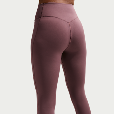 Leggings de cintura alta sin costura delantera de largo completo para mujer Nike Universa