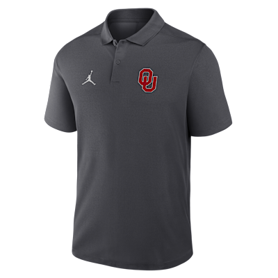 Oklahoma Primetime Victory Primary Logo Men's Nike Dri-FIT College Polo