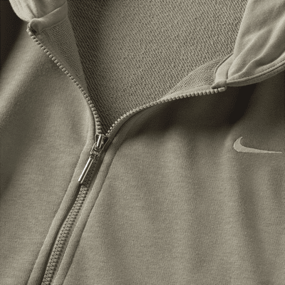 Nike Sportswear Chill Terry Hoodie aus French Terry mit durchgehendem Reißverschluss und weiter Passform für Damen (große Größen)