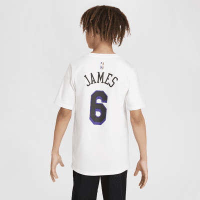 Los Angeles Lakers City Edition Nike NBA-shirt voor kids