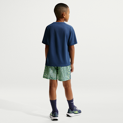 Playera de entrenamiento de manga corta Dri-FIT para niño talla grande Nike Multi