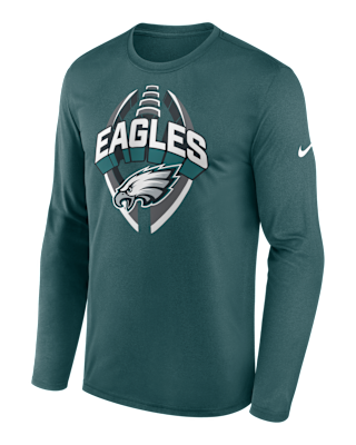 Мужская футболка Philadelphia Eagles Legend Icon Nike Dri-FIT NFL Long-Sleeve