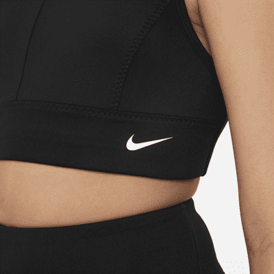 Nike Dri-FIT Swoosh Luxe Older Kids' (Girls') Sports Bra. Nike SA