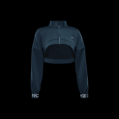 Haut en tissu Fleece Nike Pro pour femme