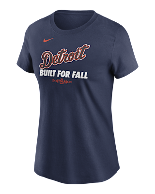 Женская футболка Detroit Tigers 2025 Postseason Authentic Collection Nike MLB