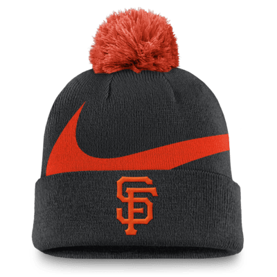 San Francisco Giants Peak Men's Nike MLB Cuffed Pom Beanie