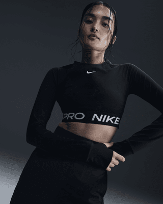 nike pro aeroadapt women's crop top