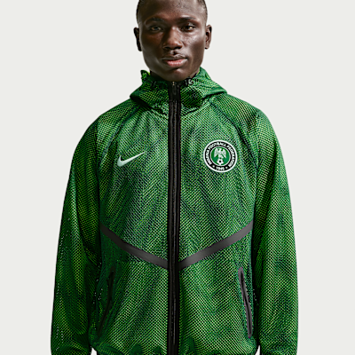 Nigeria Men's Nike Dri-FIT Soccer Anthem Jacket from Nike - $135