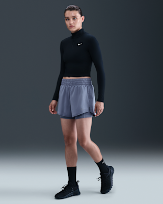Женские шорты Nike One Dri-FIT High-Waisted 3" 2-in-1 Shorts