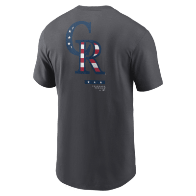 Colorado Rockies Americana Men's Nike MLB T-Shirt.