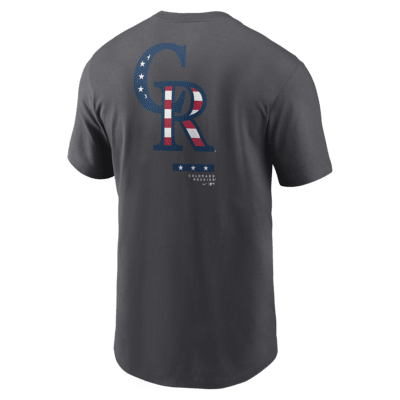 Playera Nike de la MLB para hombre Colorado Rockies Americana. Nike.com