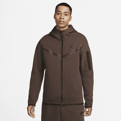 nike fleece brown