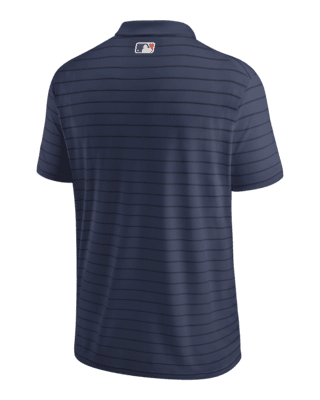 Nike Dri Fit Mens Houston Astros Green Striped Polo Short Sleeve