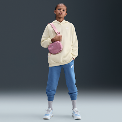 Sudadera con gorro sin cierre oversized para niños talla grande Nike Sportswear Club Fleece