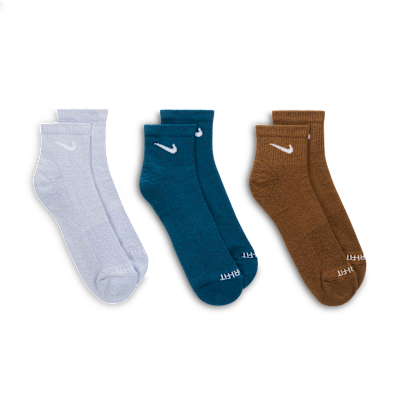 Nike Everyday Plus Cushioned Training Ankle Socks (3 Pairs)