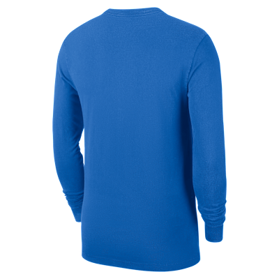 Playera de entrenamiento de manga larga Nike de la NBA para hombre Oklahoma City Thunder