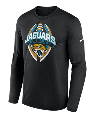 Мужская футболка Jacksonville Jaguars Legend Icon Nike Dri-FIT NFL Long-Sleeve
