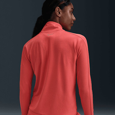 Vêtement deuxième couche de running à demi-zip Dri-FIT Nike Swoosh pour femme