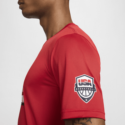 T-shirt da basket Nike USA Practice – Uomo