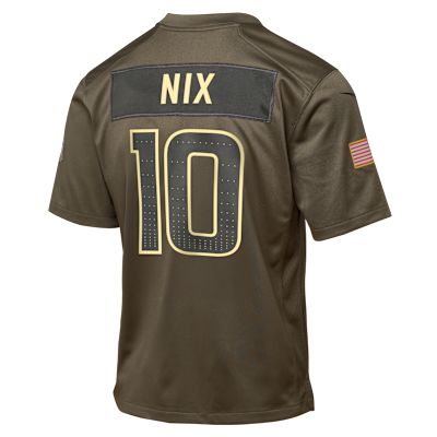 Bo Nix Denver Broncos Salute to Service Big Kids’ Nike NFL Game Jersey