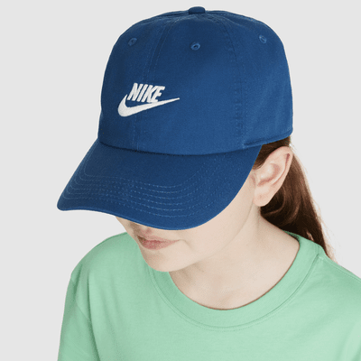 Gorra desestructurada Futura Wash para niños Nike Club