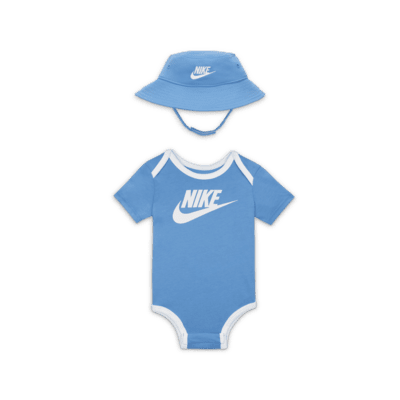 Nike Baby Bodysuit and Hat Box Set