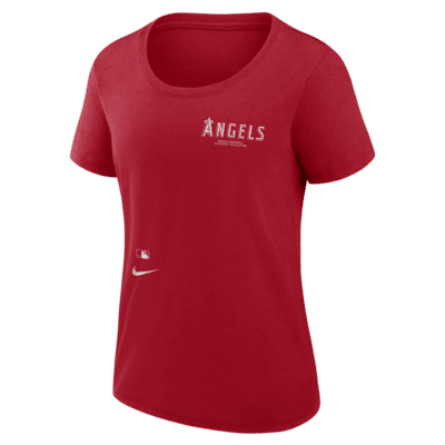 Playera Nike Dri-FIT de la MLB para mujer Los Angeles Angels Authentic Collection Early Work