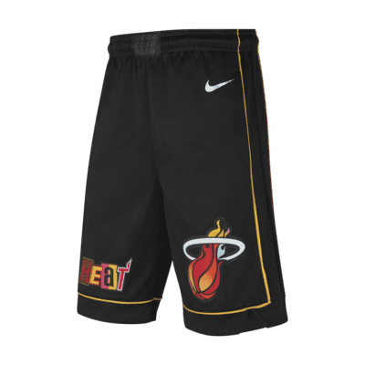 Miami Heat Older Kids' Nike Dri-FIT NBA Swingman Shorts. Nike NL