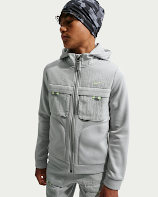 Детское худи Nike Sportswear City Utility Big Kids' Full-Zip Hoodie