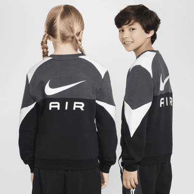 Nike Air-sweatshirt med rund hals til større børn