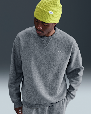 Мужские  Nike Solo Swoosh Fleece Crew