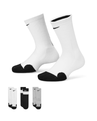 Детские носки Nike Elite Crew Socks (3 Pairs) Little Kids' Socks