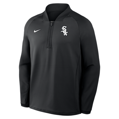 Chicago White Sox Authentic Collection Men's Nike Dri-FIT MLB 1/2-Zip Long-Sleeve Top from Nike - $95