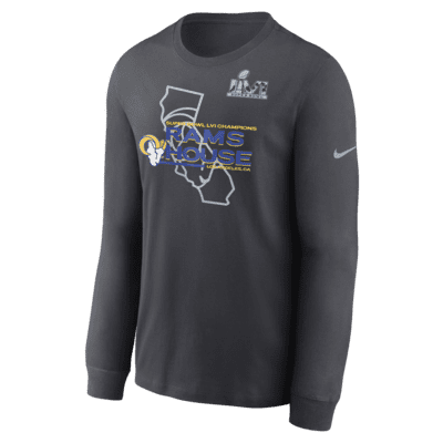 Nike Super Bowl LVI Champions Hometown (NFL Los Angeles Rams) Men's  Long-Sleeve T-Shirt.
