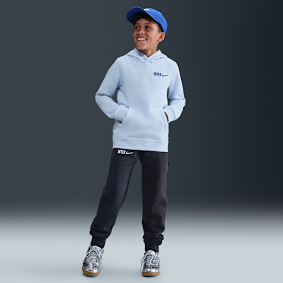 Inter Milan Club Big Kids' (Boys') Nike Soccer Fleece Pullover Hoodie