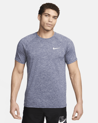 Мужские шорты Nike Heathered Short-Sleeve Hydroguard Swim Shirt