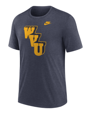 Мужская футболка West Virginia Mountaineers Blitz Legacy Primary Nike College