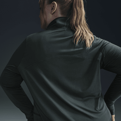 Löpartröja Nike Dri-FIT Swift Element UV med kvartslång dragkedja för kvinnor (Plus Size)