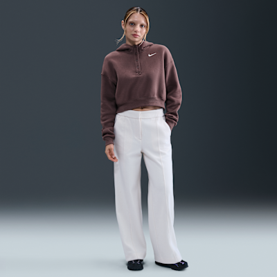Nike Sportswear Phoenix Fleece Women's Oversized Cropped Henley Hoodie