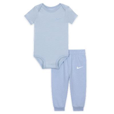 Nike Baby Striped Bodysuit and Joggers Set